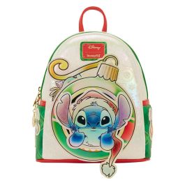 Loungefly Mochila Holiday Stitch Disney 26cm - Cuero Sintético Nacarado, Asas Ajustables, Detalles Bordados Precio: 68.88999964. SKU: B1876PXVF2