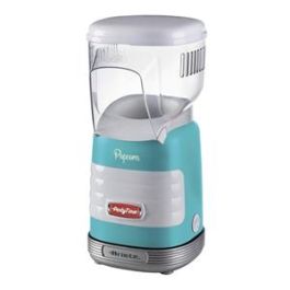Ariete 2956/01 Máquina de Palomitas Party Time Popper Azul, Diseño Retro Años 50