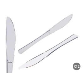 Set 12 Cuchillos de Plástico Plateado Kinvara - 10x26x1 cm (48 Unidades) Precio: 46.49999992. SKU: B13PPPC63S