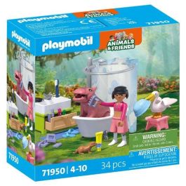 Playmobil Divertido Baño de Animales 1-2-3 - Figura de Mujer, Hipopótamo Bebé, Pelícano, Nutria, Accesorios, Edad Mínima 3 Años, Plástico Precio: 20.50000029. SKU: B1K44KPXSF