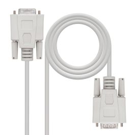 Nanocable Cable Rs232 Db9 Macho - Hembra 1.8M Beige