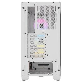 Corsair 3000D Airflow Torre Gaming Blanca con Panel de Cristal Templado y Flujo de Aire Optimizado para PC