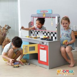 Cocina de Juguete Play & Learn Retro 90 x 104 x 58 cm Cocina de Juguete Play & Learn Retro 90 x 104 x 58 cm