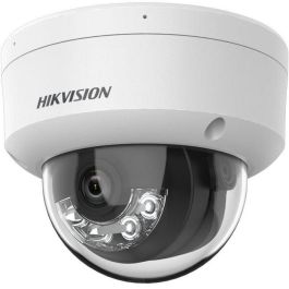 Hikvision Cámara IP Minidomo 2MP 2.8mm Smart Hybrid Light 30m Micrófono Detección Movimiento 2.0 ColorVu IK08 IP67 PoE