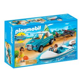 Playmobil 71589 Pick Up con Lancha Summer Fun: Vehículo con Remolque, Lancha, Motor Submarino, 2 Figuras, Tabla de Surf - +4 años Precio: 29.49999965. SKU: B1ESPPJHRE