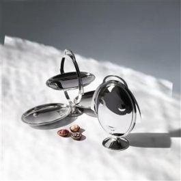 Alessi AM37 Anna Gong Frutero Plegable en Acero Inoxidable 18/10 para Frutas o Pastas