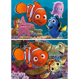 Ravensburger Puzzle Nemo el pequeño fugitivo 2 x 12 piezas RAV4005556075560