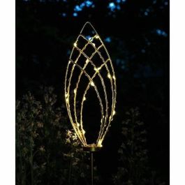 Garden Id 70703455 Linterna solar Epi Gold Ø11 h81 cm Autonomía 6-8h Batería AAA recargable