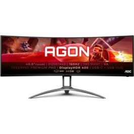 AOC Agon AG493UCX2 Monitor Gaming Ultrapanorámico Curvo 48.8" Dual QHD 1ms 165Hz VA FreeSync Premium Pro DisplayHDR 400 Negro