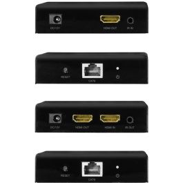 LogiLink HD0030 Extensor/Splitter HDMI sobre IP 1x2, 70m, Transmisor/Receptor de Señales AV, Cat5e/6/7/8.1, 3D