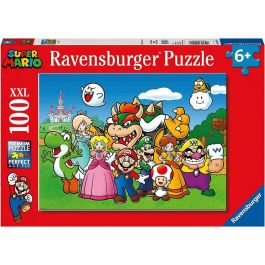 Ravensburger Puzzle 100 Piezas XXL Super Mario, Juego Educativo y Entretenido para Niños Mayores de 6 Años