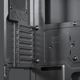 Chieftec CW-01B-OP Torre Mini PC ATX/Micro ATX/Mini-ITX Mesh Serie Negro con Filtro Anti-polvo