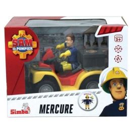 Silvertorn Quad Mercurio Sam el Bombero - Vehículo de Juguete Infantil Réplica Rueda Libre para Aventuras en Pontypandy