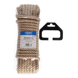 Edm Cuerda de Yute Natural 3 Cabos, 8 mm x 10 m Edm Cuerda de Yute Natural 3 Cabos, 8 mm x 10 m