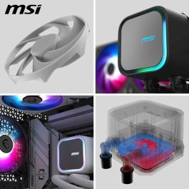 Msi Kit Refrigeración Líquida MAG CoreLiquid 360R Blanco, Ventiladores 120mm Blanco, Compatible Intel LGA 1700/1851 y AMD AM4/AM5