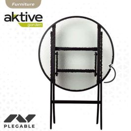 Conjunto de mesa de terraza plegable (60x71 cm) + 2 sillas de textileno (46x82 cm) aktive Conjunto de mesa de terraza plegable (60x71 cm) + 2 sillas de textileno (46x82 cm) aktive