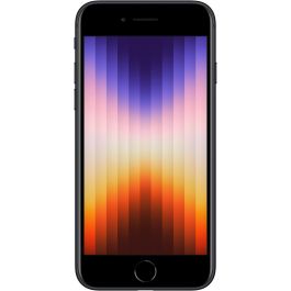 Apple iPhone SE (3.ª Gen) 128GB Medianoche - Pantalla 4.7", Chip A15 Bionic, Cámara 12MP, 5G, iOS 15