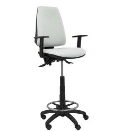 Taburete Piqueras Y Crespo Elche S Brazos Regulables Ergonomico Mecanismo Asincro Regulable En Altura Aro Reposapies Cromado Ruedas Nailon Asiento Y Respaldo Tapizados Bali Gris Claro Precio: 304.50000053. SKU: B18X8K7ECV