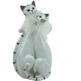 Figura Romantico DKD Home Decor Blanco 10 x 29 x 15 cm