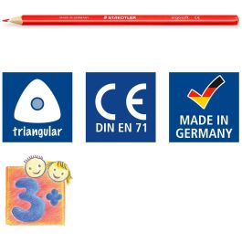 STAEDTLER Lápices de Colores Ergonómicos Ergosoft, Caja de 36 Unidades