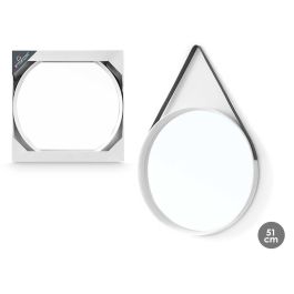Espejo Redondo Colgar Blanco Giftdecor 52X53CM (6 Unidades) Precio: 85.49999997. SKU: B1BMJEW626