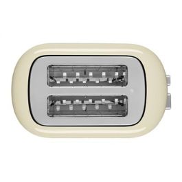 Kitchenaid Tostador para 2 Rebanadas 5KMT2109 EAC Almendra, Ranuras Extraanchas, 7 Niveles de Tueste