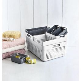 Set de 2 cestas multiusos Confortime 24x7.5x5 cm (36 Cajas) Set de 2 cestas multiusos Confortime 24x7.5x5 cm (36 Cajas)