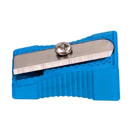 Sacapuntas Liderpapel Metalico Cuña 1 Uso Color Azul 20 unidades