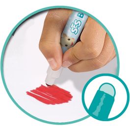 Sophie la Girafe Rotuladores de Fieltro para Bebés - Caja de 8 Super Lavables, Puntas Redondas, Cortas y Seguras, +12 Meses