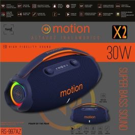 SAMI Altavoz MOTION X2 30W XL, Azul, Multimedia Alta, Altavoz Bluetooth