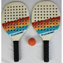 Sport And Fun SPO3450652002001 Set de Tenis Infantil para Playa con 2 Raquetas de Madera y 1 Pelota - Multicolor Precio: 24.89000008. SKU: B1BEE9L5AP