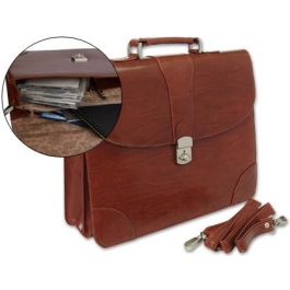 Cartera Portadocumentos Q-Connect Kf02610 Con Correa Y Dptos Interiores Marron Precio: 60.5. SKU: B16S29832K