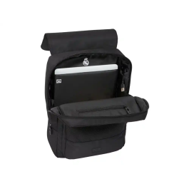 Mochila para Portátil Real Madrid C.F. Premium Negro 29 x 39 x 12 cm