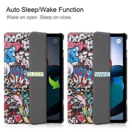 CoreParts Cover for Xiaomi Redmi Pad 10.61 2022. Tri-fold Caster Hard Shell Cover with Auto Wake Function - Graffiti Style CoreParts Cover for Xiaomi Redmi Pad 10.61 2022. Tri-fold Caster Hard Shell Cover with Auto Wake Function - Graffiti Style