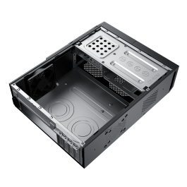 Phoenix S80 Caja Ordenador Micro ATX Slim con Fuente 300W 80+ y USB 3.0, Incluye Ventilador 80mm