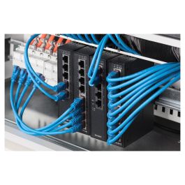 Digitus Soporte de Carril DIN 3HE 19" (483mm) para Rack Industrial Gris Acero