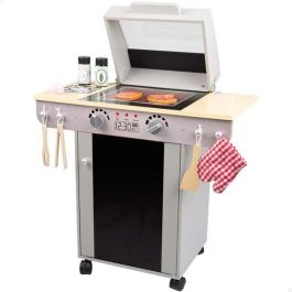 Barbacoa de madera con 10 piezas 60x30x66,5 cm Barbacoa de madera con 10 piezas 60x30x66,5 cm