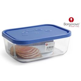 Borgonovo Fiambrera Rectangular 23.5 x 17.5 cm con Tapa Azul Colección Igloo (6 Unidades) Precio: 37.79000005. SKU: B1H976F3M4