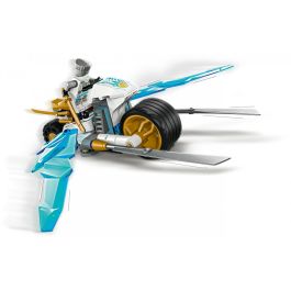 LEGO 71816 NINJAGO Moto de Hielo de Zane - Juguete de Construcción con Minifigura, Espadas Doradas y Cuchillas Desplegables para Niños +7 Años