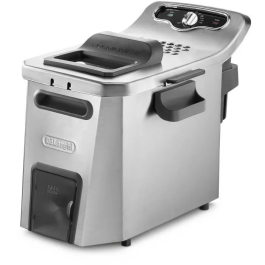 Delonghi F44532CZ Freidora Eléctrica Semiprofesional PremiumFry - Acero Inoxidable, 5L Aceite, 1.5kg Papas Precio: 139.49999976. SKU: B1KGBVZASH