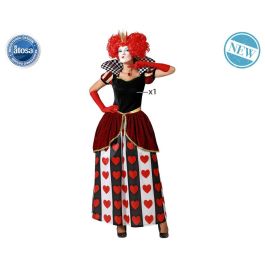 Disfraz Reina Corazones Vestido Rojo Mujer Adulto