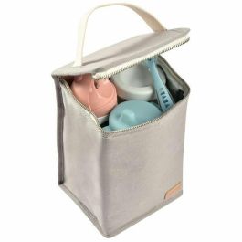 Beaba BEA3384349403102 Bolsa de comida para bebés isotérmica gris perla