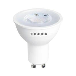 TOSHIBA Bombilla LED GU10 7W 3000K Dimmable, Luz Cálida, 630 Lm, Ahorro Energético, Etiqueta Energética E