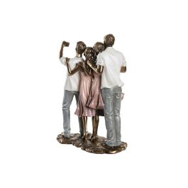 Figura Moderno DKD Home Decor Rosa Blanco 10 x 25 x 18 cm (2 Unidades) Figura Moderno DKD Home Decor Rosa Blanco 10 x 25 x 18 cm (2 Unidades)