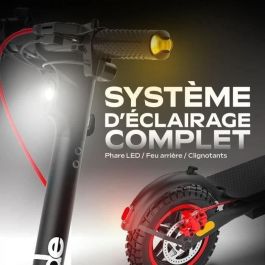 Urbanglide Patinete Eléctrico 100 PLUS URB3700092639580 - 10" 350W 36V - 30KM Autonomía - Freno Disco, Intermitentes, Luz Freno