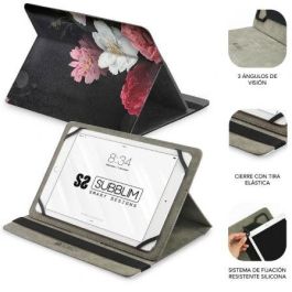 SUBBLIM funda de tablet Trendy Case Rosas 11"