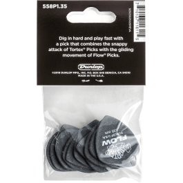 Dunlop Pack 12 Púas Tortex Flow - 1,35 Mm
