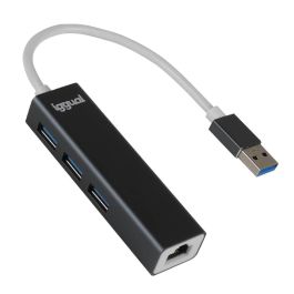 Hub USB iggual IGG319260 Negro Gris Precio: 17.89000004. SKU: B1F5NFJR3C