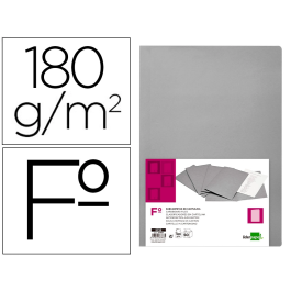 Liderpapel Subcarpeta Folio Gris 180g/m2 Precio: 10.50000006. SKU: B1C5FAPVAG