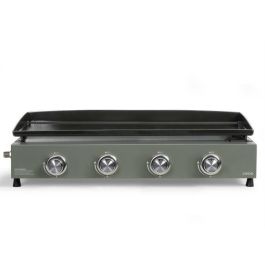 Plancha de gas - LIVOO - DOC325 - 4 quemadores - Verde / Negro Plancha de gas - LIVOO - DOC325 - 4 quemadores - Verde / Negro